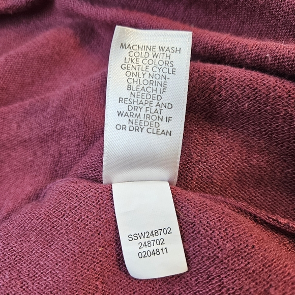 J. Jill Pure Jill Oversized V-neck Drop Shoulder Relaxed Sweater XS PETITE - Picture 7 of 9